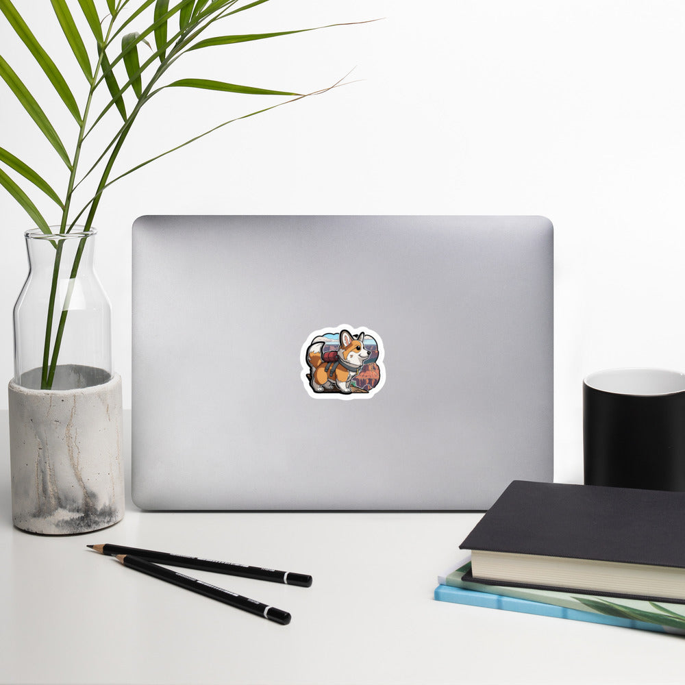 Cute Corgi Backpack stickers