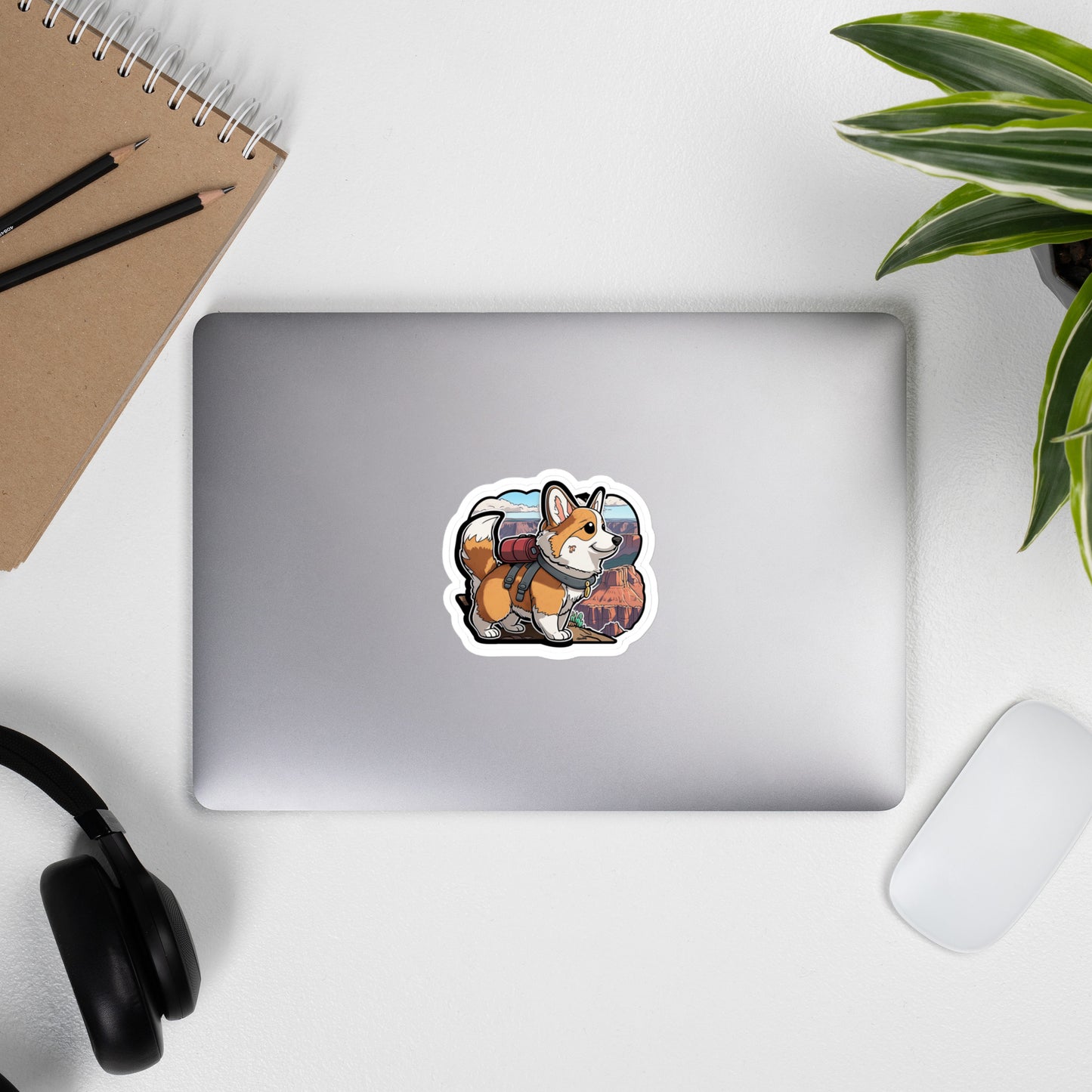 Cute Corgi Backpack stickers