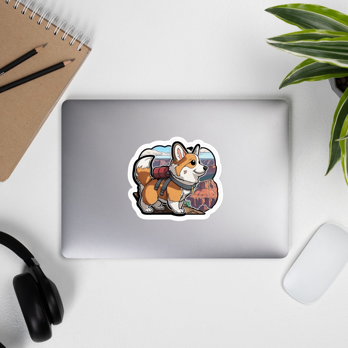 Cute Corgi Backpack stickers