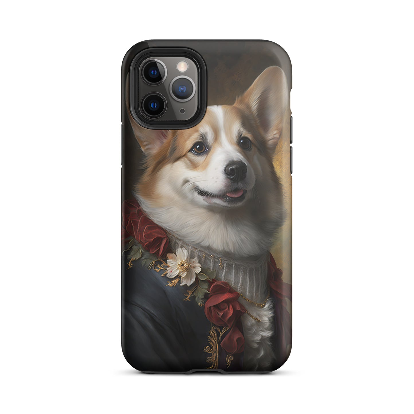 Baroque Portrait Corgi Tough Case for iPhone®