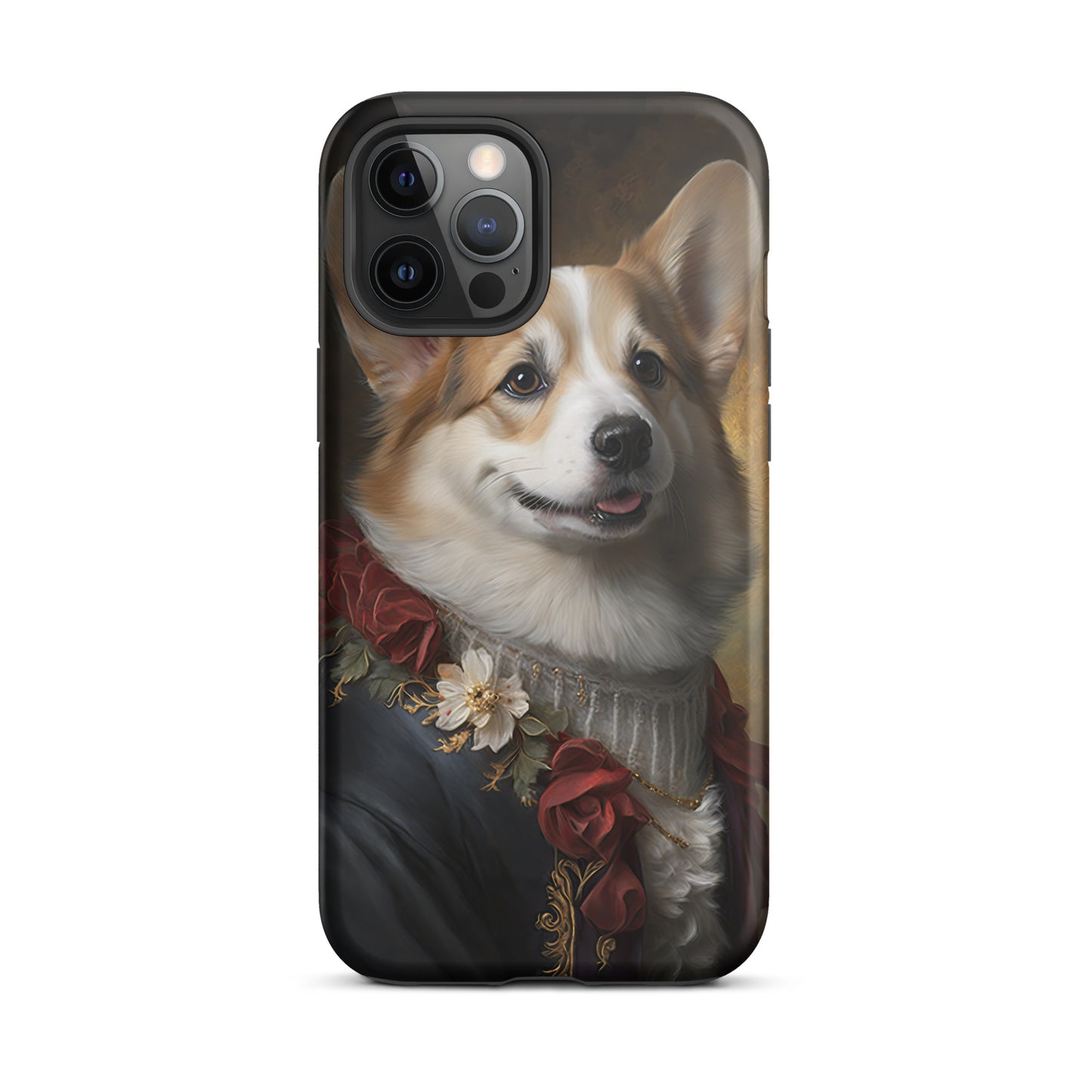 Baroque Portrait Corgi Tough Case for iPhone®