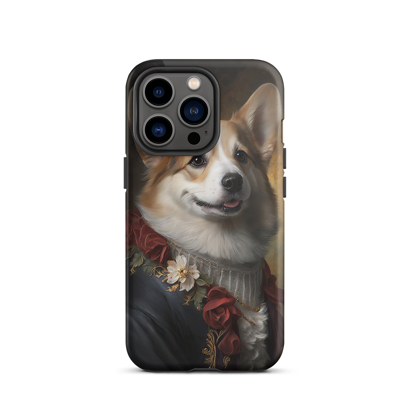 Baroque Portrait Corgi Tough Case for iPhone®