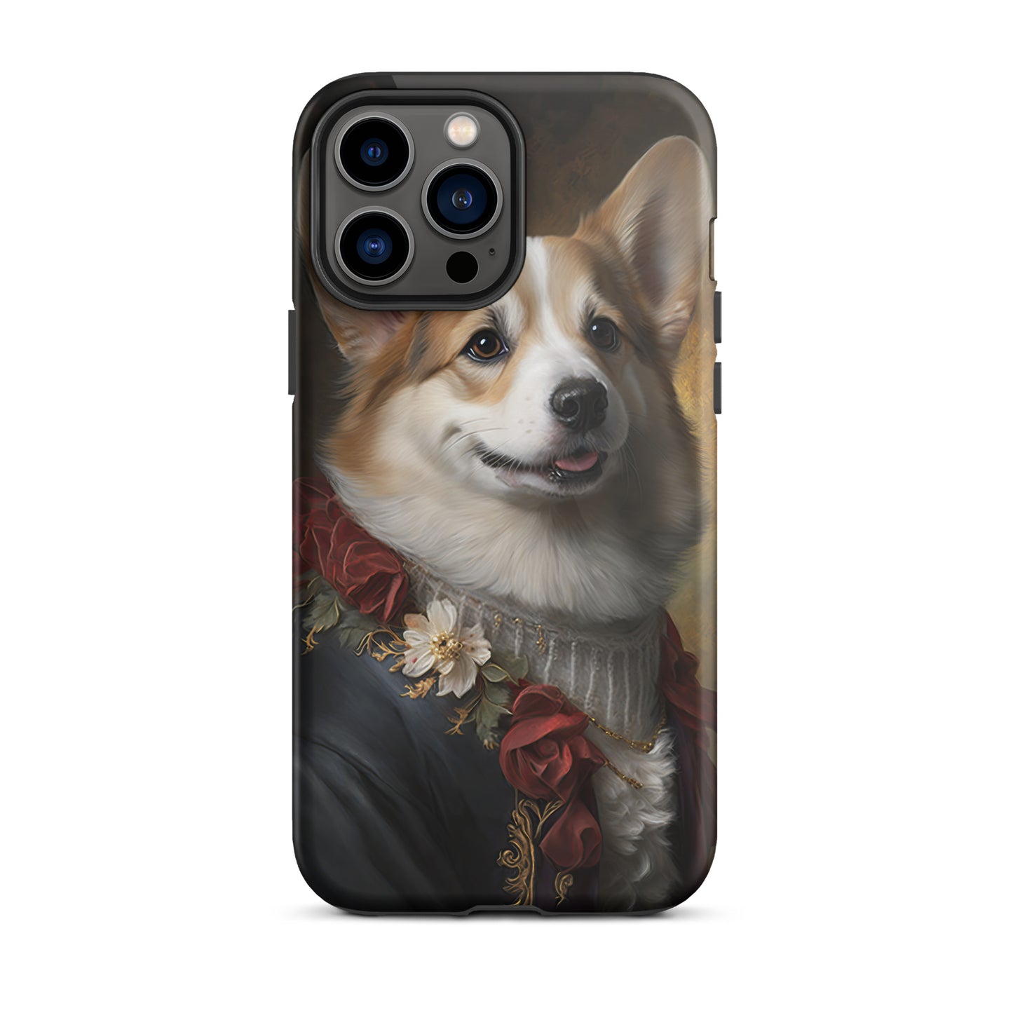 Baroque Portrait Corgi Tough Case for iPhone®