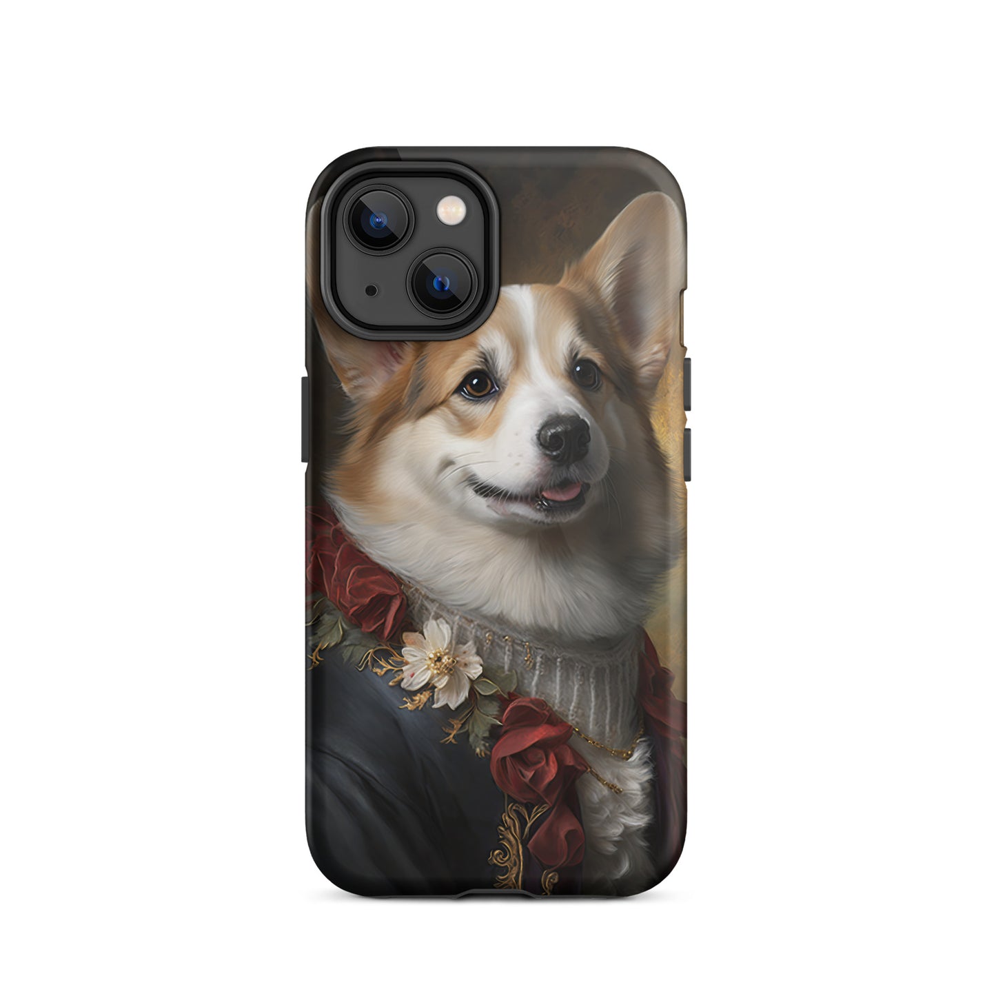 Baroque Portrait Corgi Tough Case for iPhone®