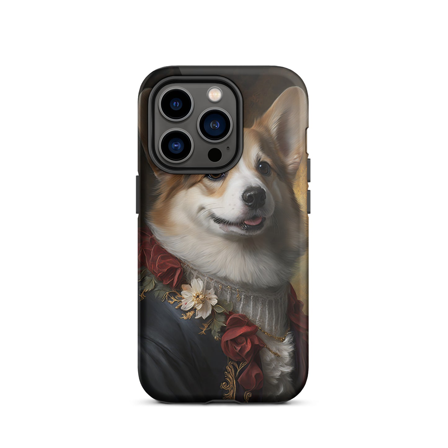 Baroque Portrait Corgi Tough Case for iPhone®