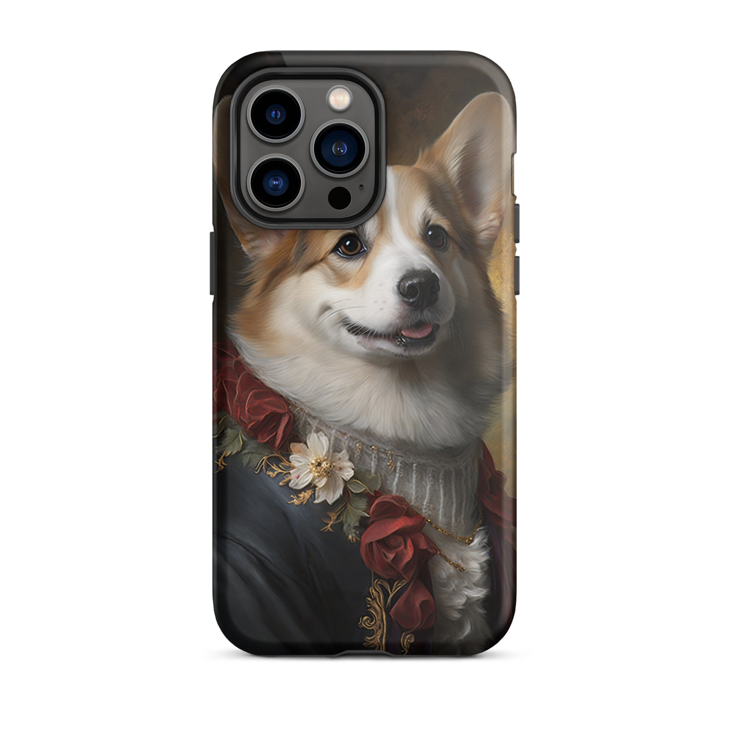Baroque Portrait Corgi Tough Case for iPhone®