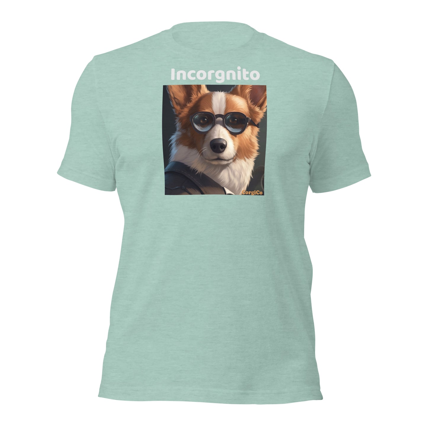 Incorgnito Corgi Unisex t-shirt