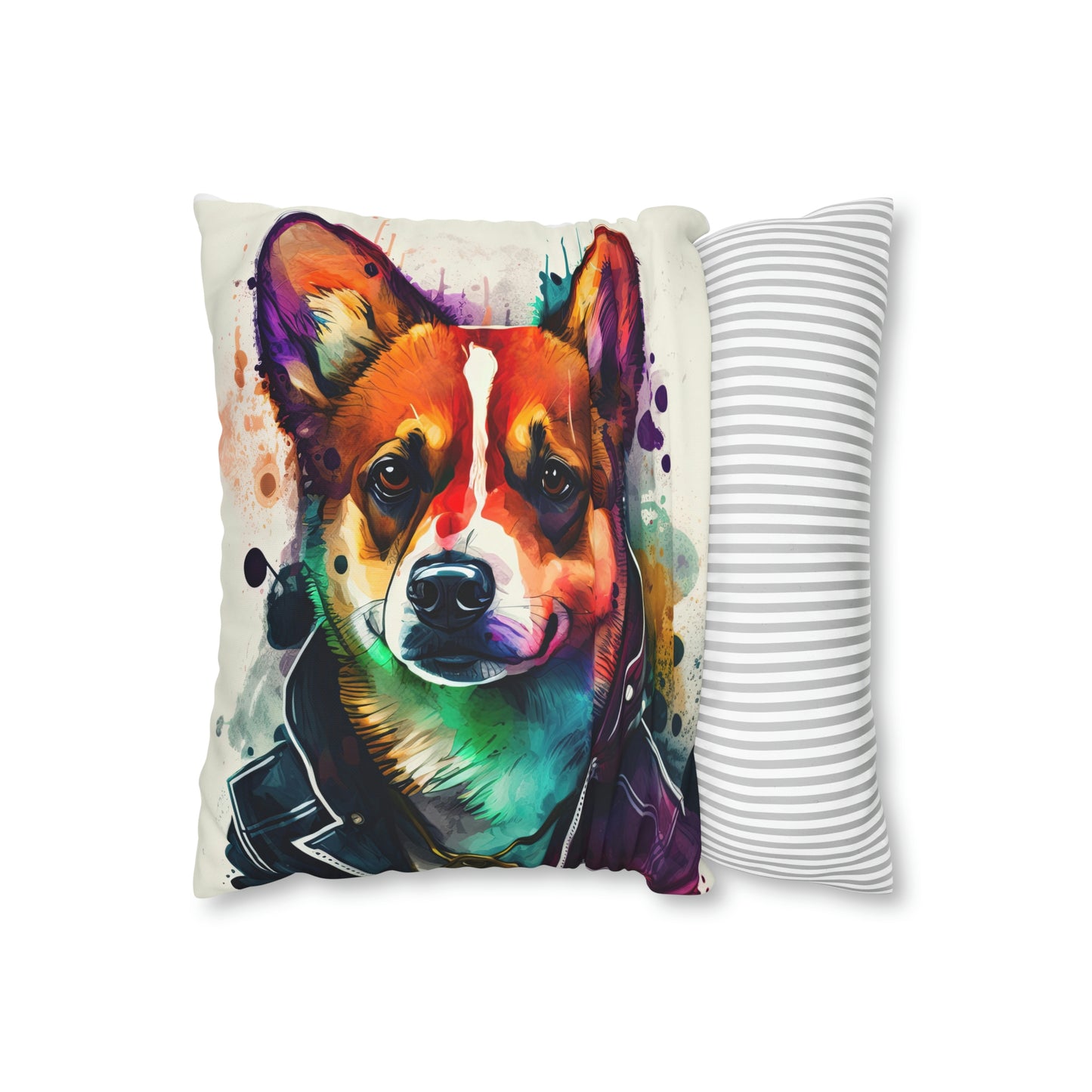 Cool Moto Corgi Pillowcase