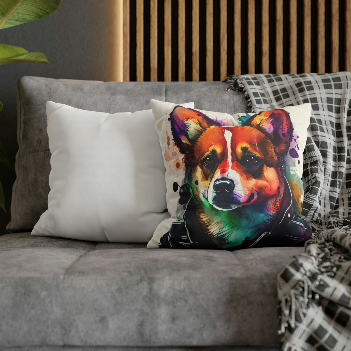 Cool Moto Corgi Pillowcase