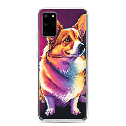 Pink Pembroke Corgi Clear Case for Samsung®