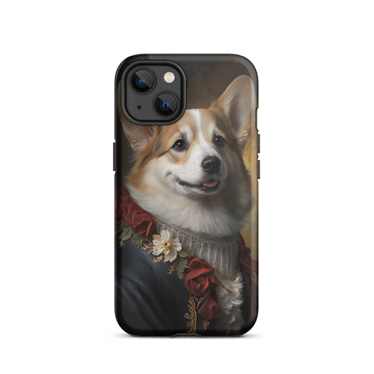 Baroque Portrait Corgi Tough Case for iPhone®