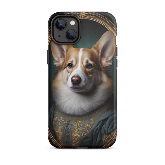 Elizabethan Portrait Corgi Tough Case for iPhone®