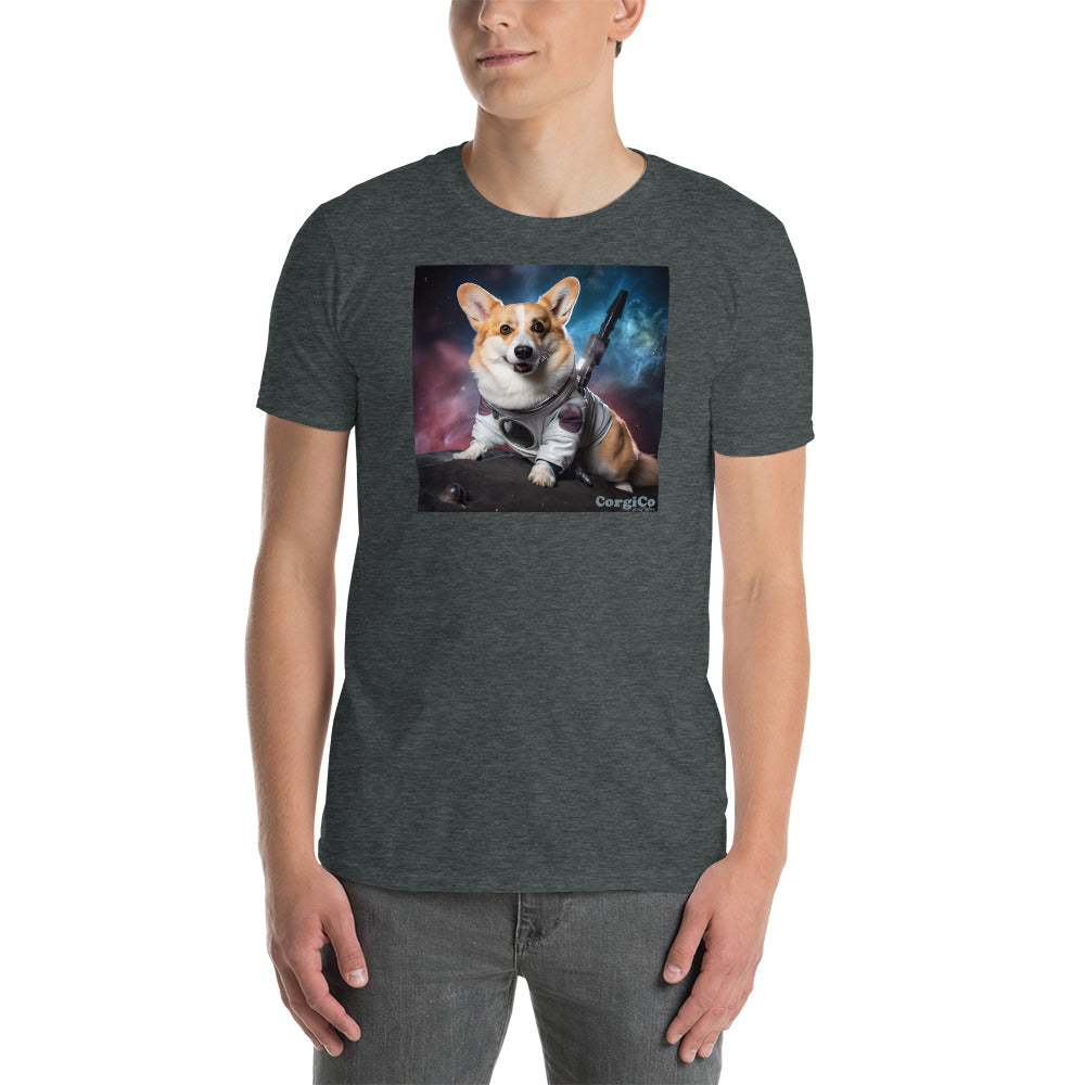 Space Mission Corgi Short-Sleeve Unisex T-Shirt