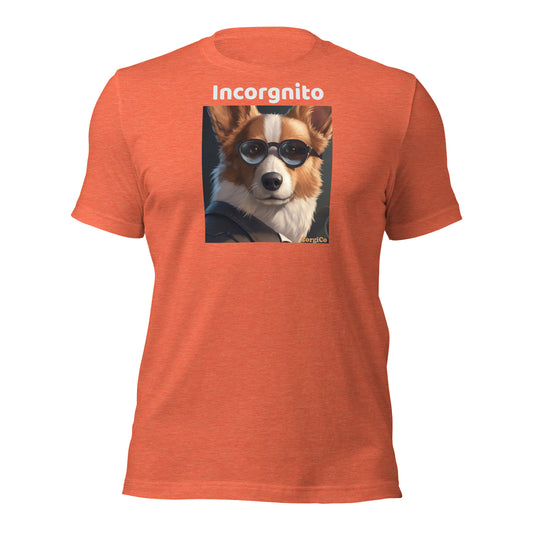 Incorgnito Corgi Unisex t-shirt